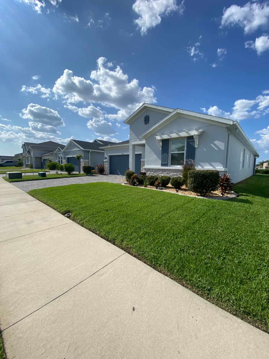 Completed Sprout Works lawn care and landscaping job